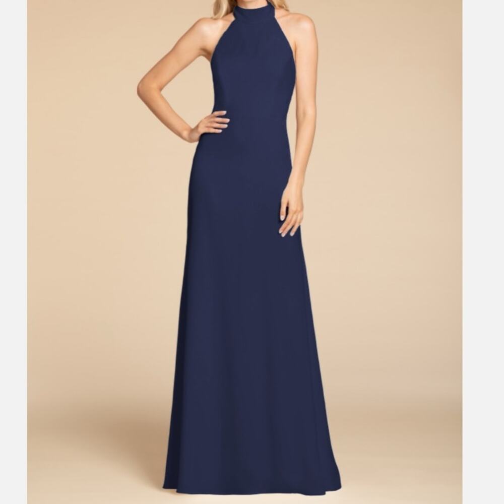Hailey Paige 5900 bridemade  halter maxi dress Size 4